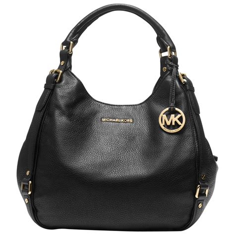 michael kors black shoulder bags|black michael kors purse tote.